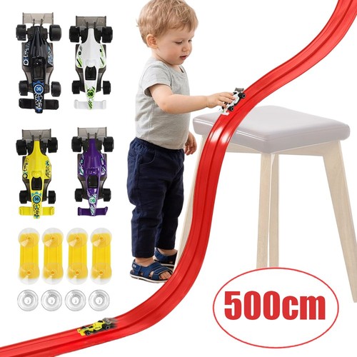 Flexible race track for - race,