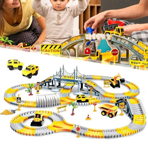 Construction race tracks - construction, toy