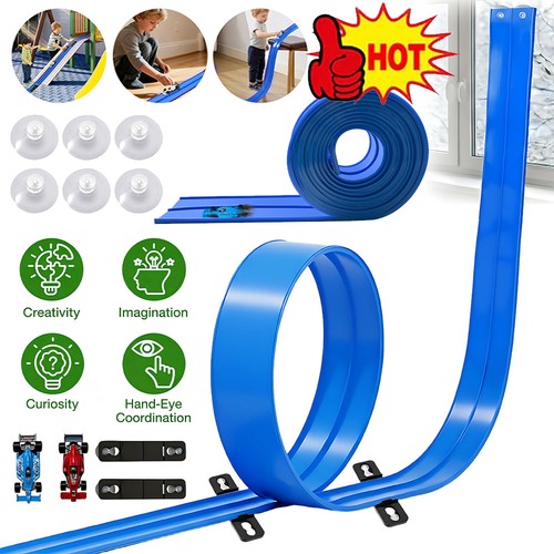 Double track flexible toy - flexible, car