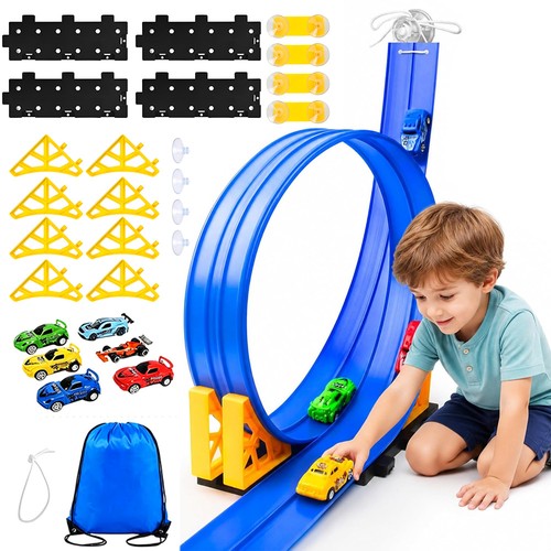 Flexible race track - 5m, car
