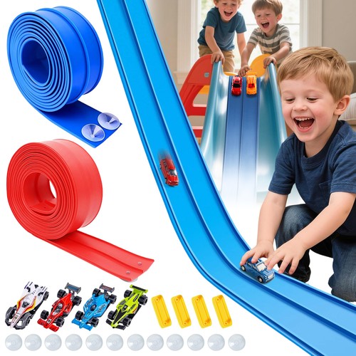 Flexible race track for - race,