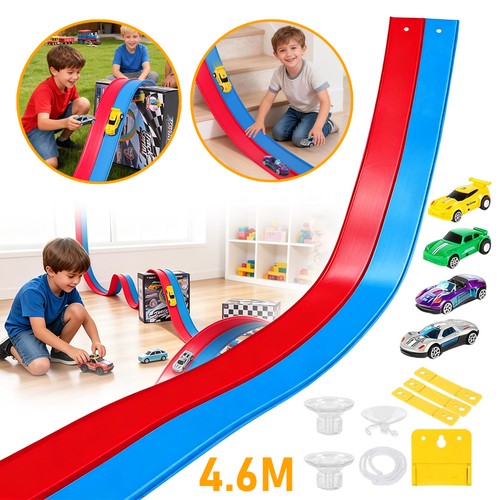 Flexible race track car - race,