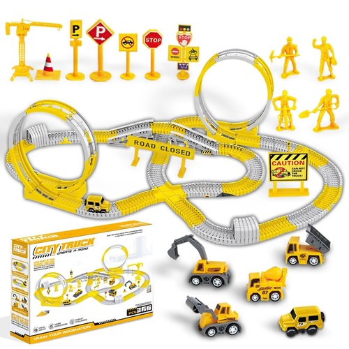 366 pcs car - car, track