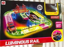 Luminous Rail Car Glowing