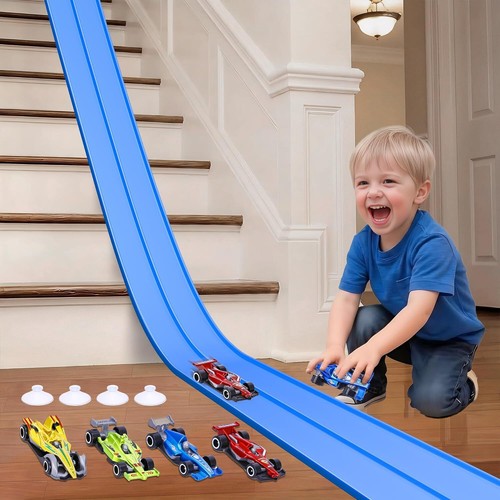 Flexible race car track - race,