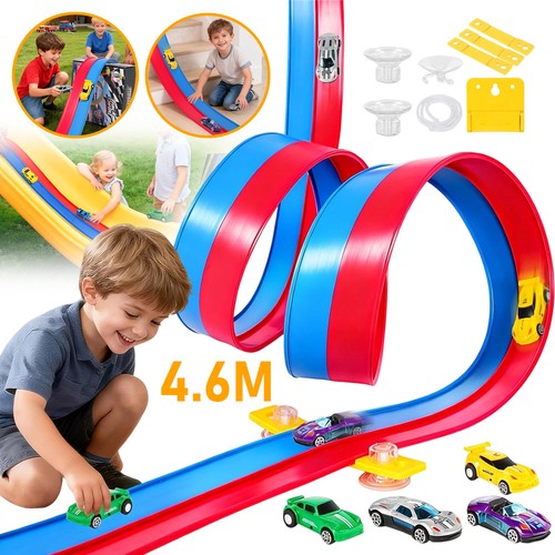 Flexible car track set for - car,