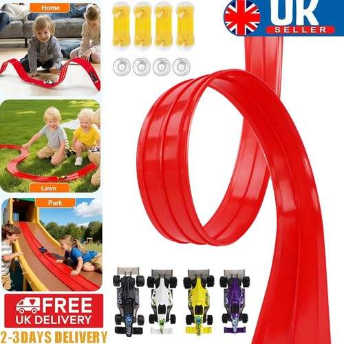Flexible race track for - race,