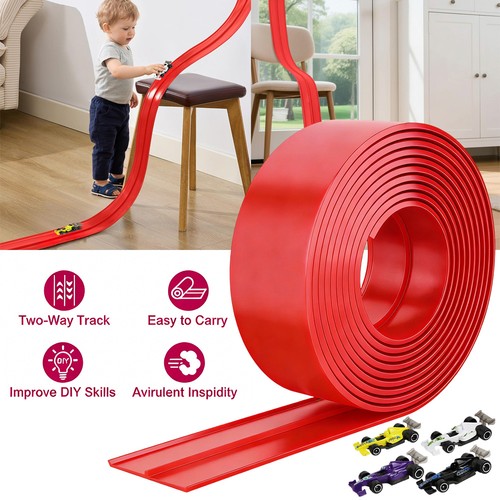 Flexible toy car race - race, track