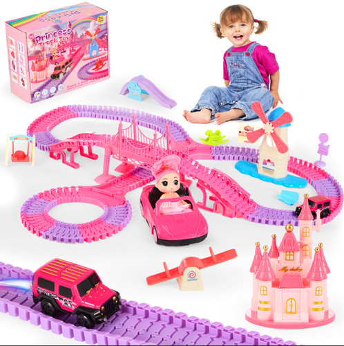 220pcs princess flexible track - 220pcs,