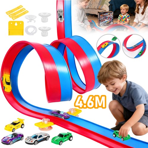 Flexible race track set - race,