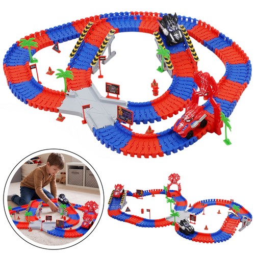 Spider construction race track - race,