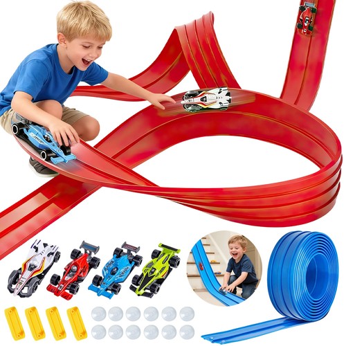 Double track flexible race - double-track,