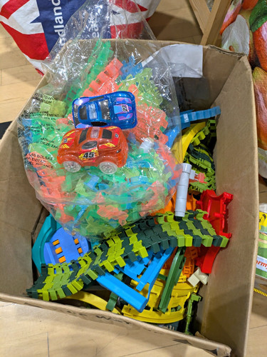 Plastic flexible toy car - plastic,