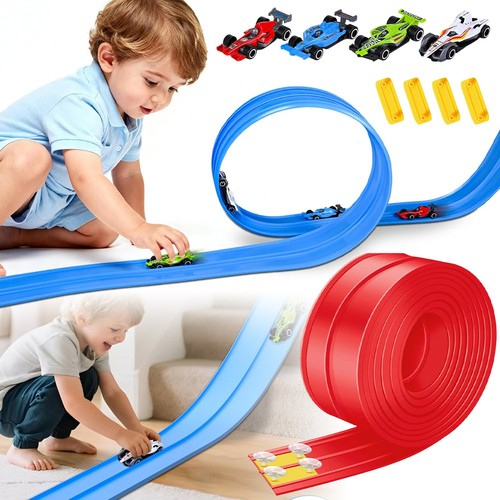 Flexible race track car - track,