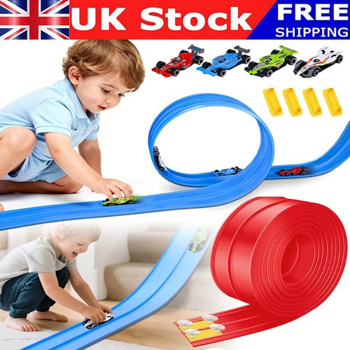 Flexible race track set - set, speed