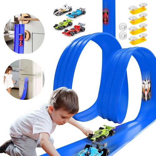Flexible car track with race - flexible,