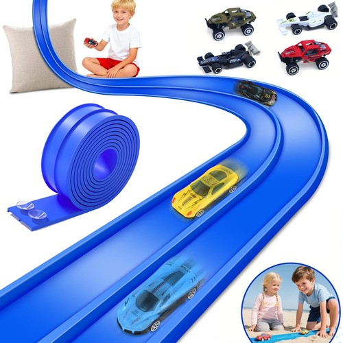 Race car track set - track, flexible