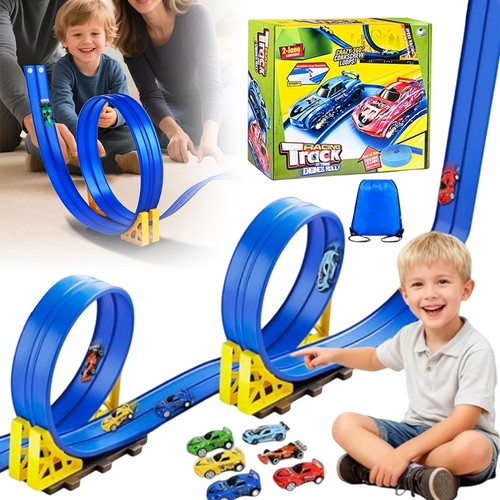 Flexible race track dual - track,