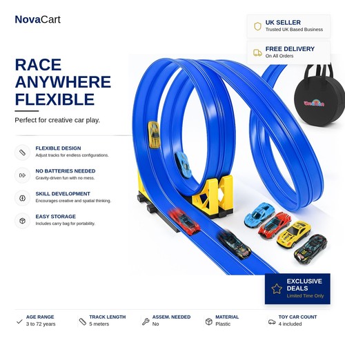 Car track for kids - for,