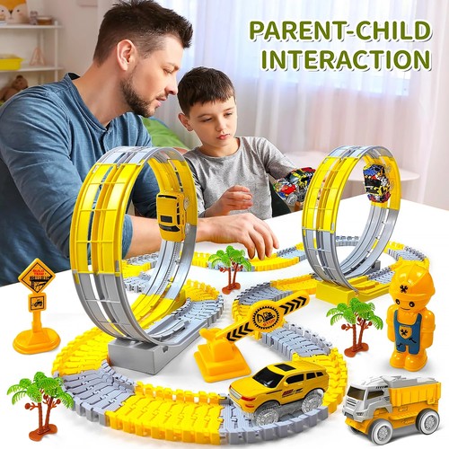 Electric flexible track - track, car