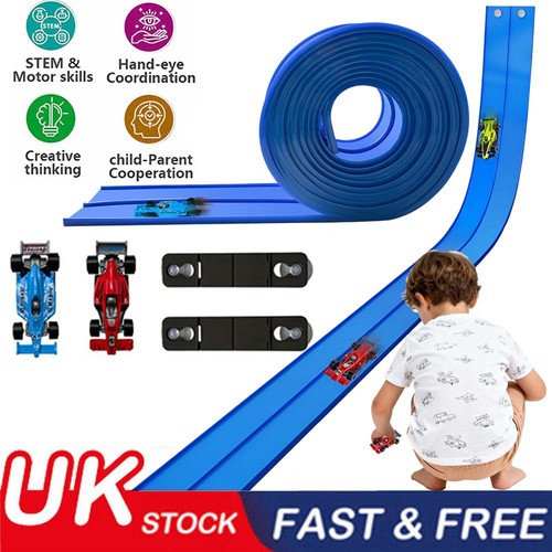 Double track flexible race - double-track,