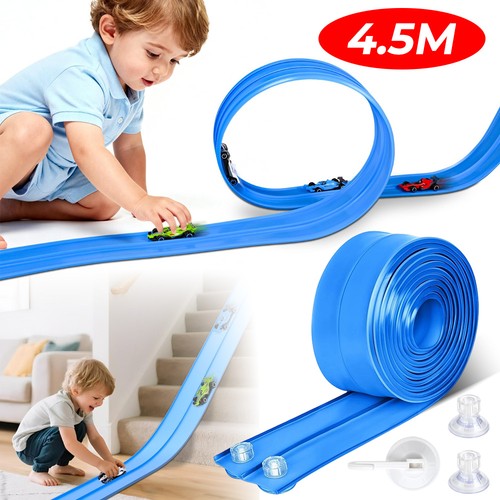 Dual lane car track flexible - dual-lane,